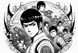 Rock Lee tattoo idea