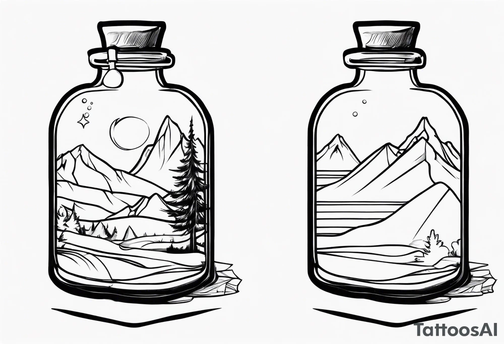 Potion Bottle tattoo idea
