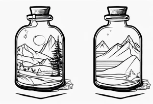 Potion Bottle tattoo idea
