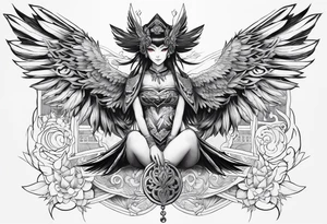 Harpies lady Yu-Gi-Oh! tattoo idea