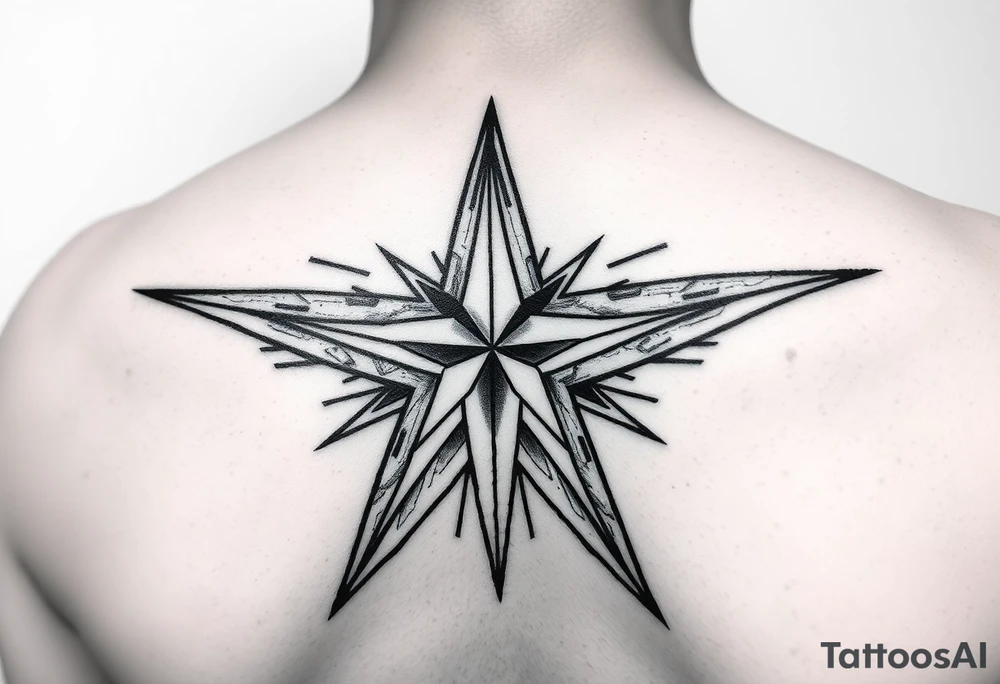 shooting star, march 7 tattoo idea