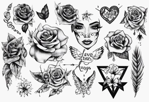 Layla Jones 4ever and always tattoo idea