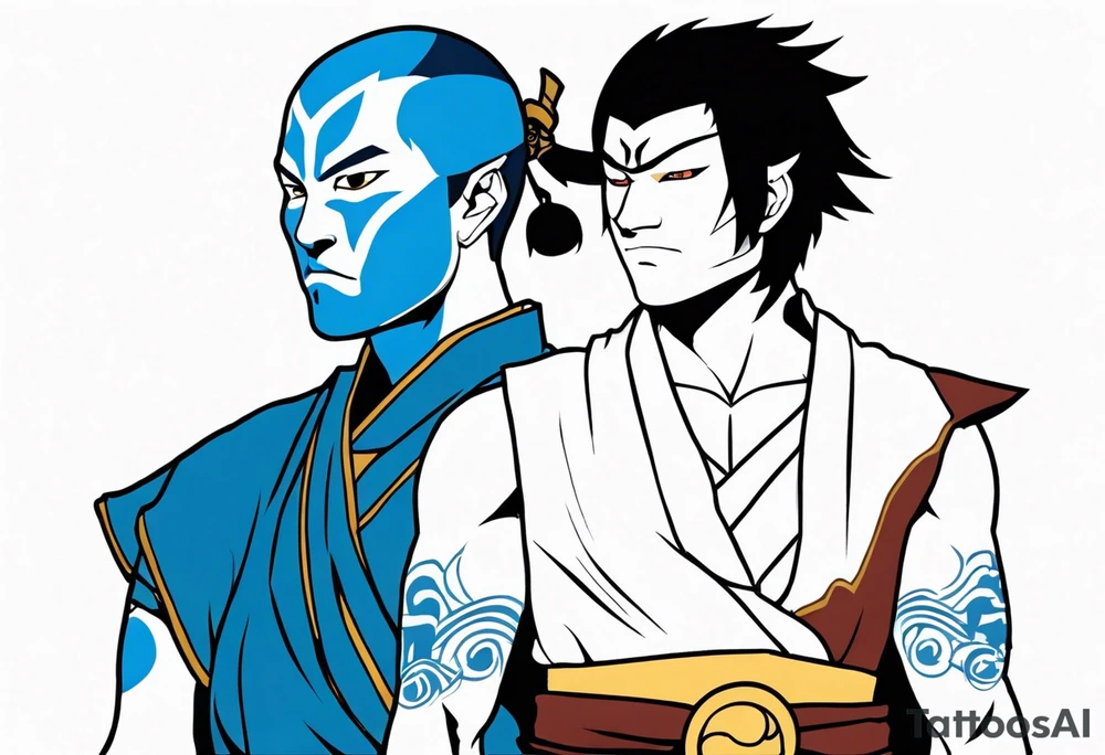 zuko and blue spirit tattoo idea