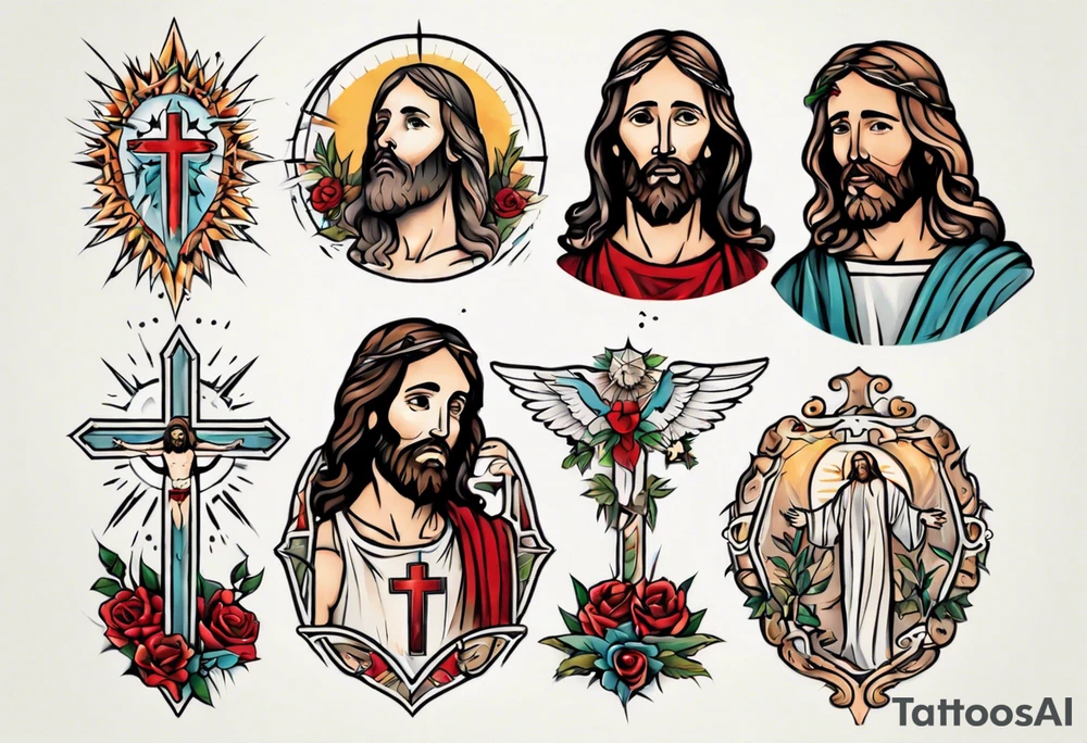 Jesus tattoo idea