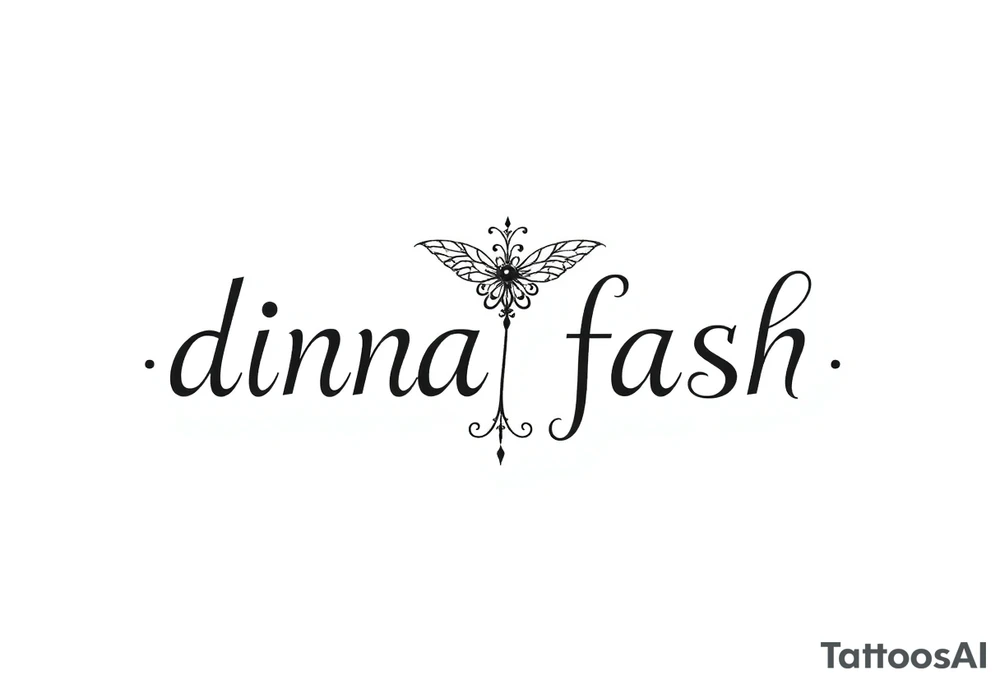 dinna fash. Style celtic flower. Dragon fly tattoo idea