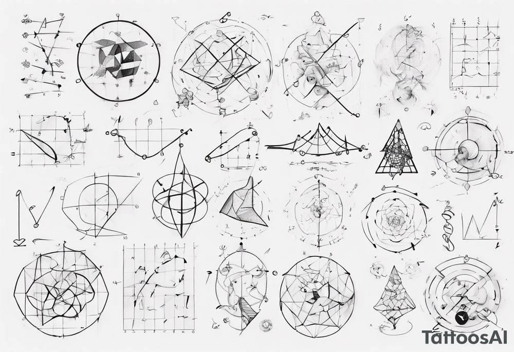 The mathematical friendship graph from graph theory that is cute tattoo idea