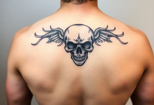 Mexican skull tattoo idea