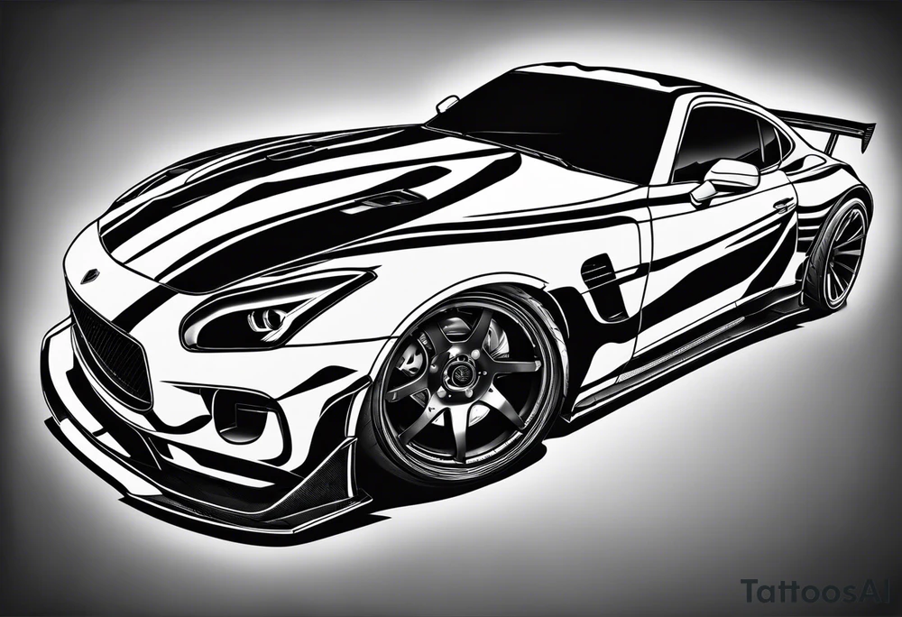 Dirt race car tattoo idea