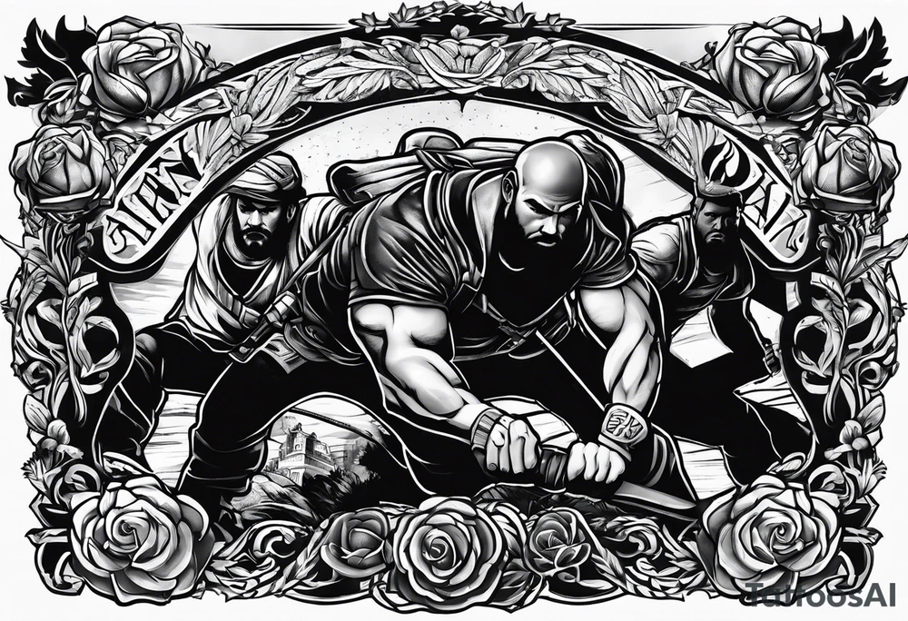 Rucking, brotherhood, shadows, fitness, GrowRuck tattoo idea