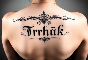 Trhák Text tattoo idea