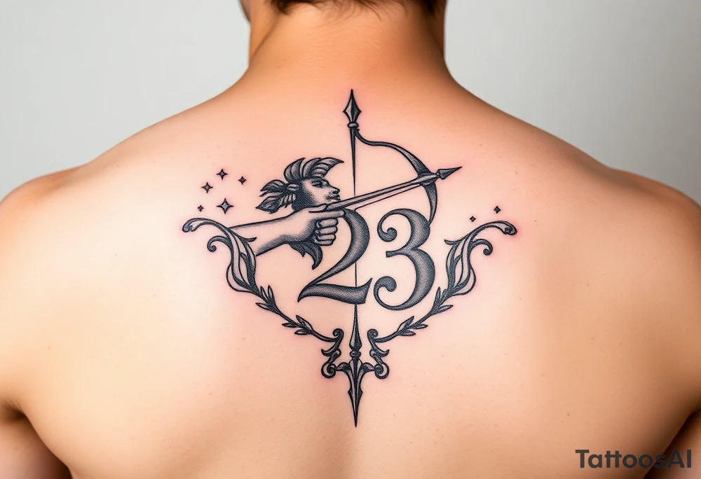 Bradley sagittarius 23 tattoo idea