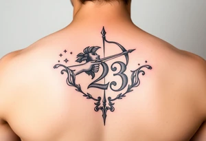 Bradley sagittarius 23 tattoo idea
