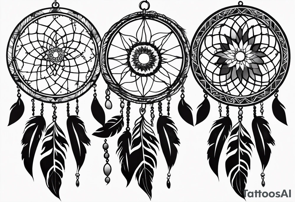 Dreamcatcher tattoo. tattoo idea