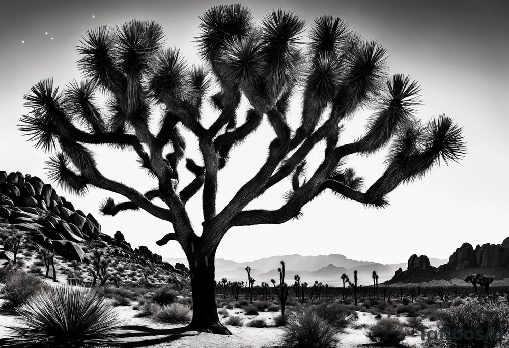 Joshua tree tattoo idea