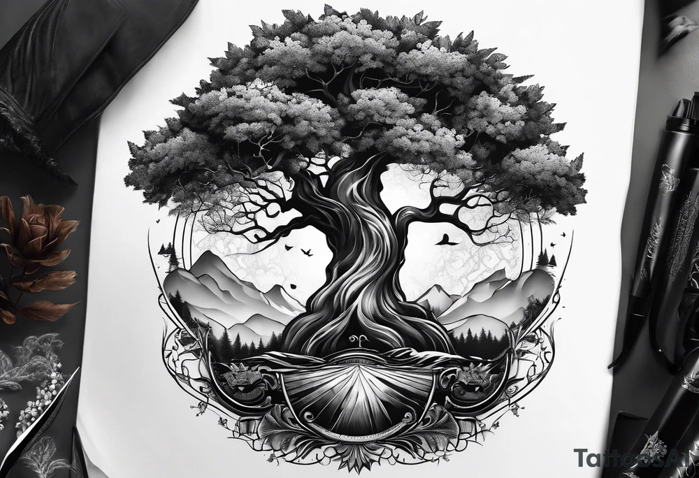 big 
tree tattoo idea