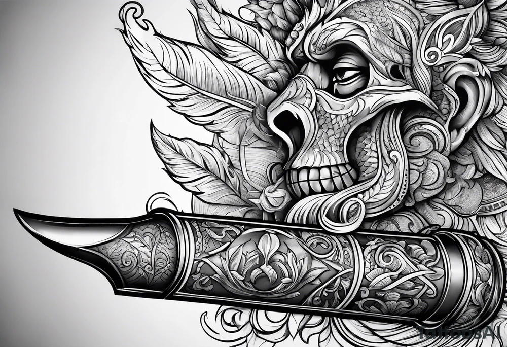 Smoking Cigars tattoo idea