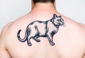 Black Cat tattoo idea