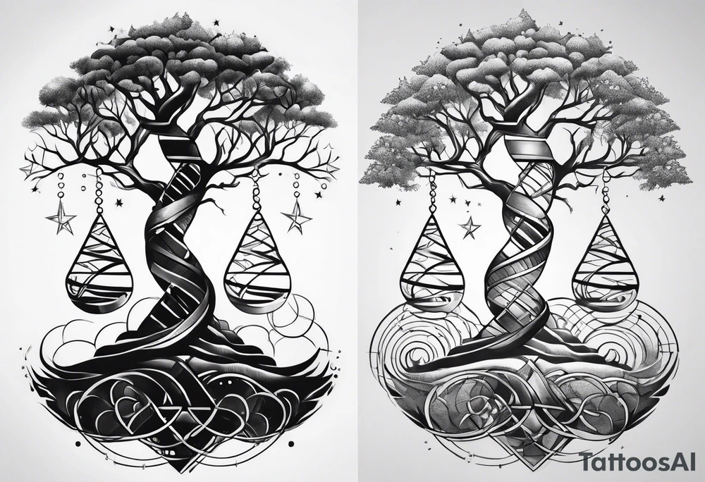 dna tree tattoo idea