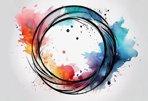 Enso with "integrity" , "loyalty", "honesty" tattoo idea