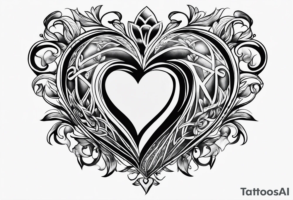 un corazon tattoo idea