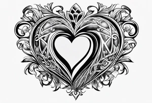 un corazon tattoo idea