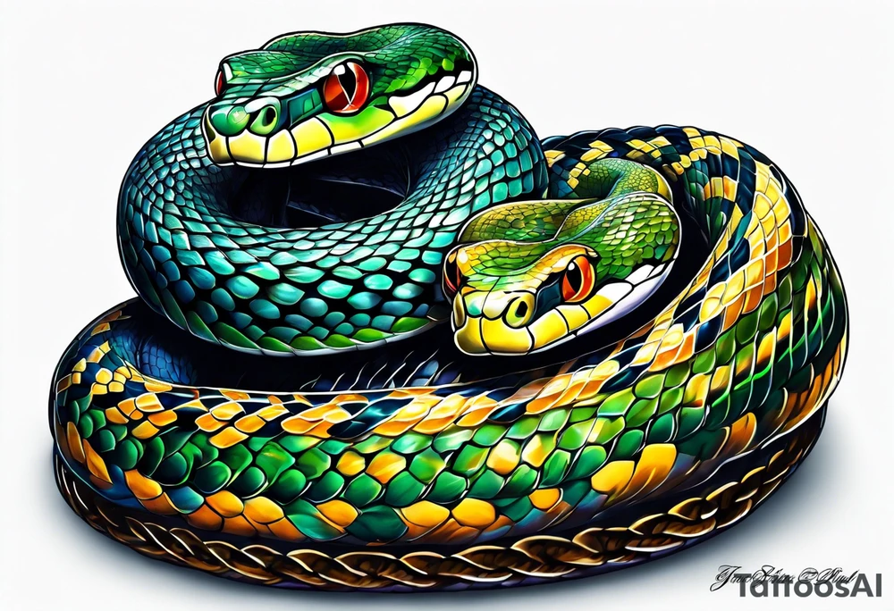 Snakes, lots of snakes tattoo idea