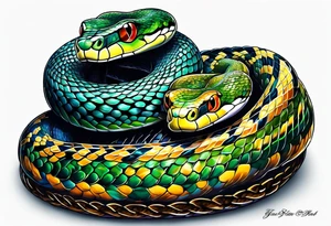 Snakes, lots of snakes tattoo idea