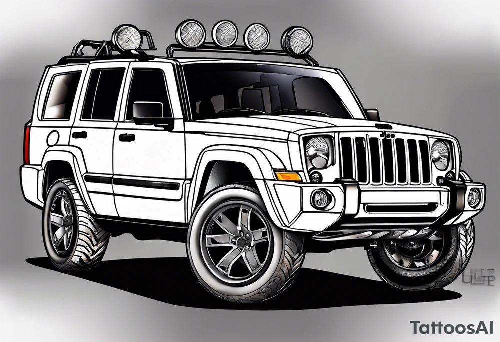 Jeep commander tattoo idea