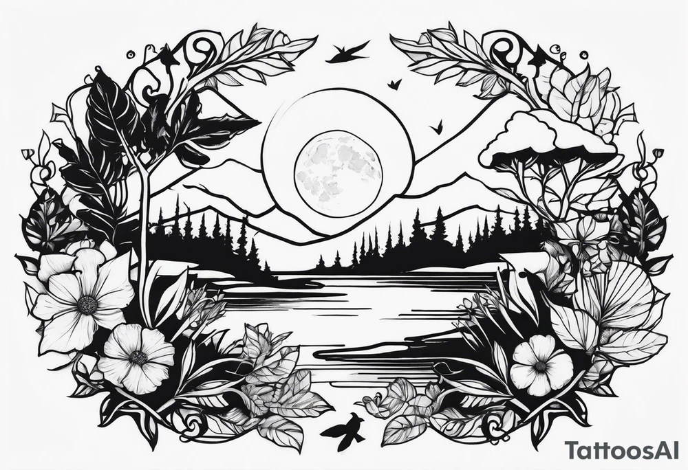 nature tattoo idea