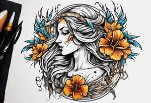 virgo men and women tattoo idea