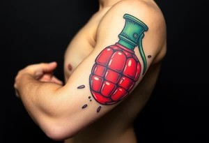 Pepper grenade tattoo idea