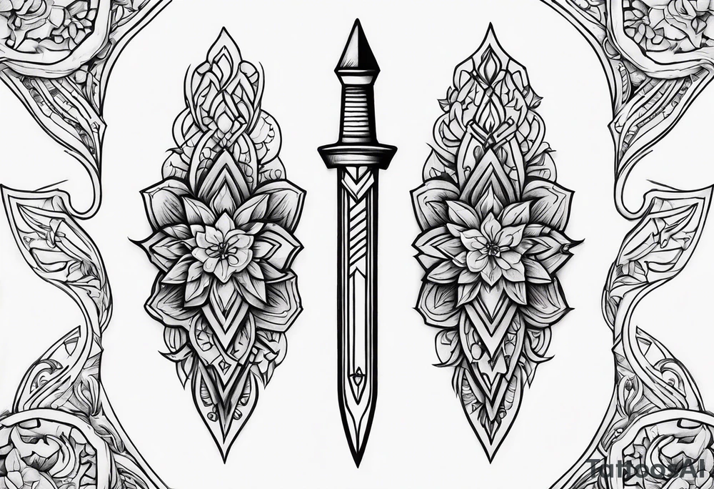 Dagger tattoo idea