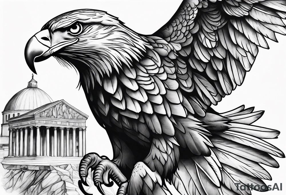 Roman Eagle tattoo idea