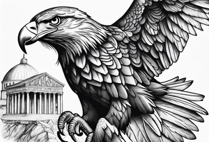 Roman Eagle tattoo idea