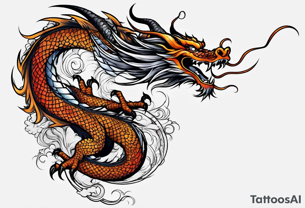 Dragon tattoo idea