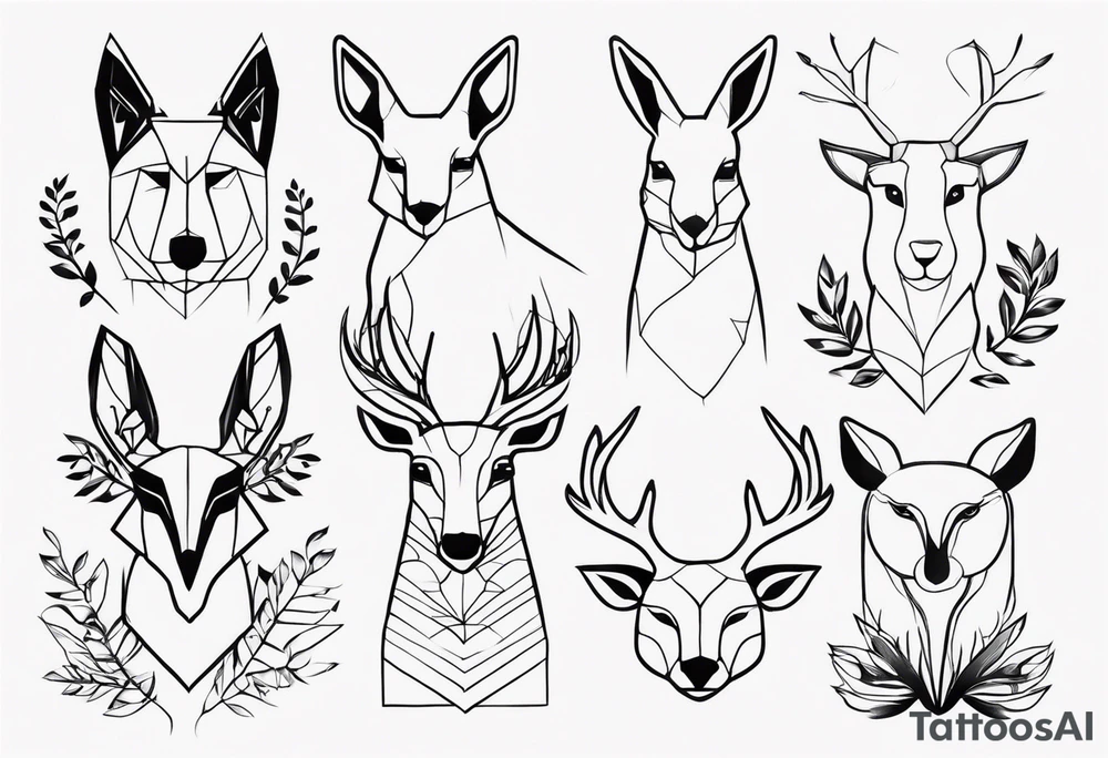 ANIMALS tattoo idea