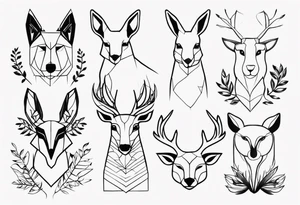 ANIMALS tattoo idea