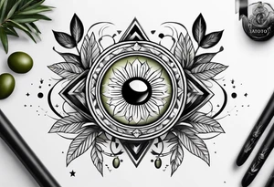 olive three tattoo idea