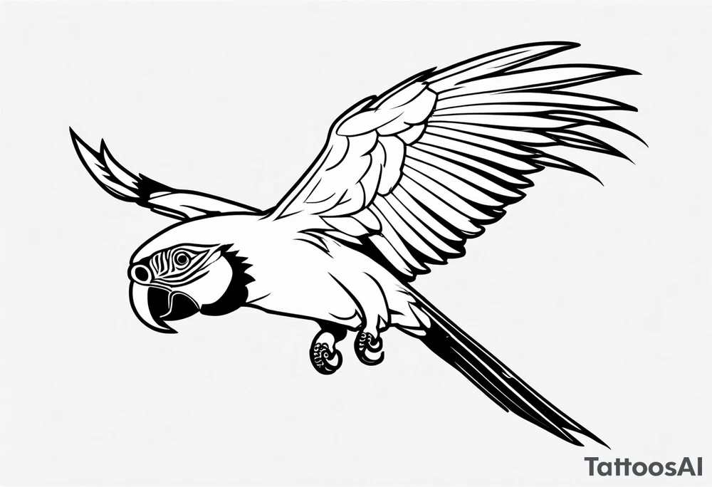 Macaw tattoo idea