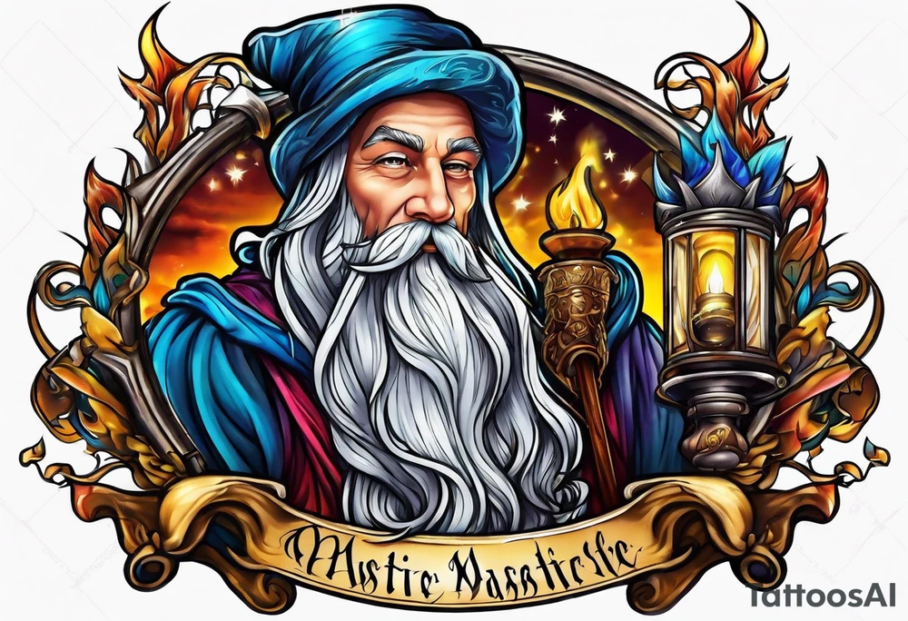 Wizard tattoo idea