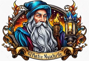 Wizard tattoo idea