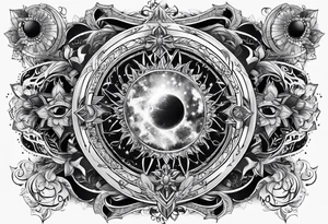 a cosmological tatto tattoo idea