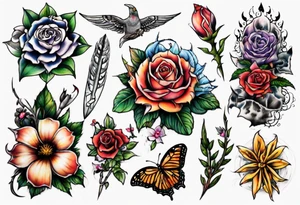 garden tattoo idea