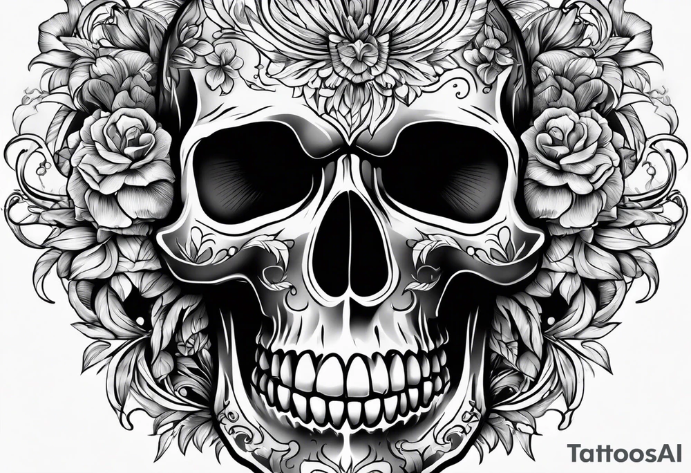 skull tattoo idea