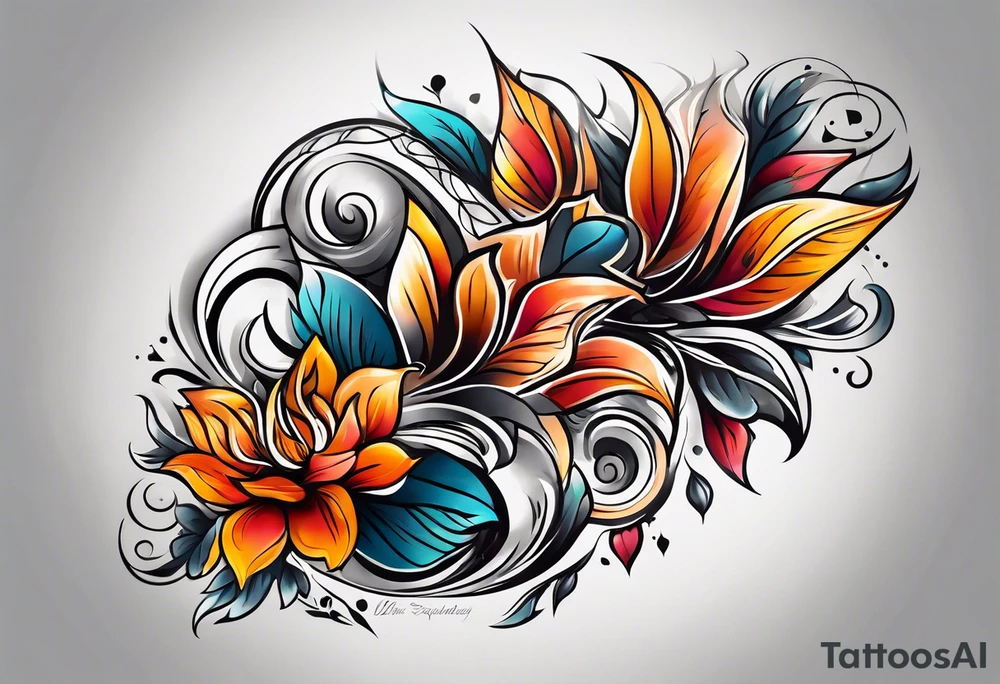 strength family tattoo idea