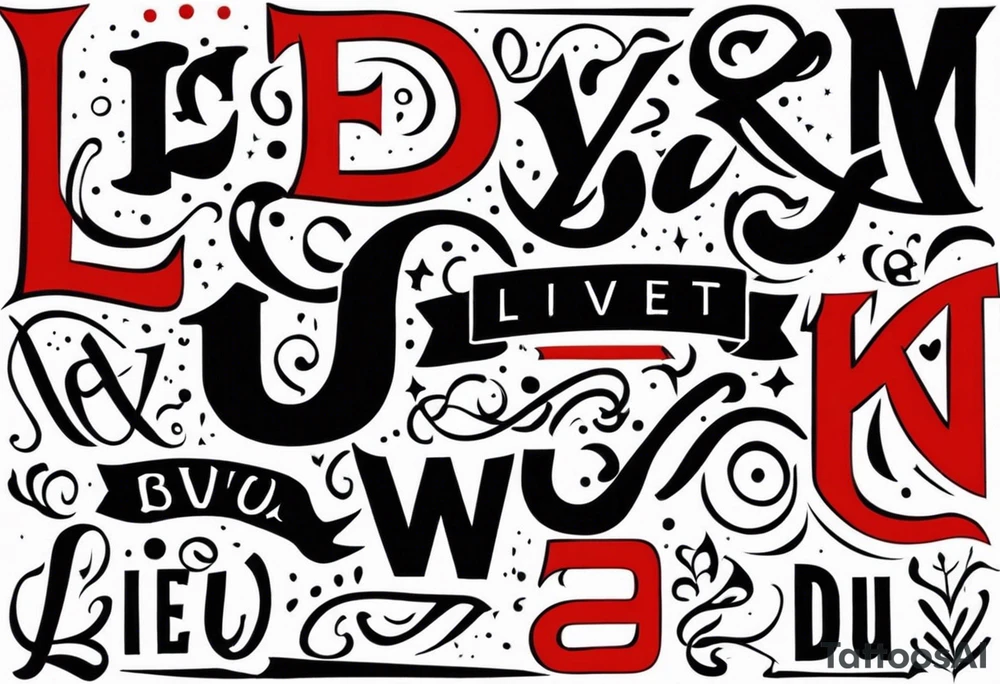 Lev livet mens du kan tattoo idea