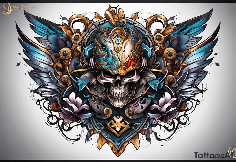 Fight tattoo idea