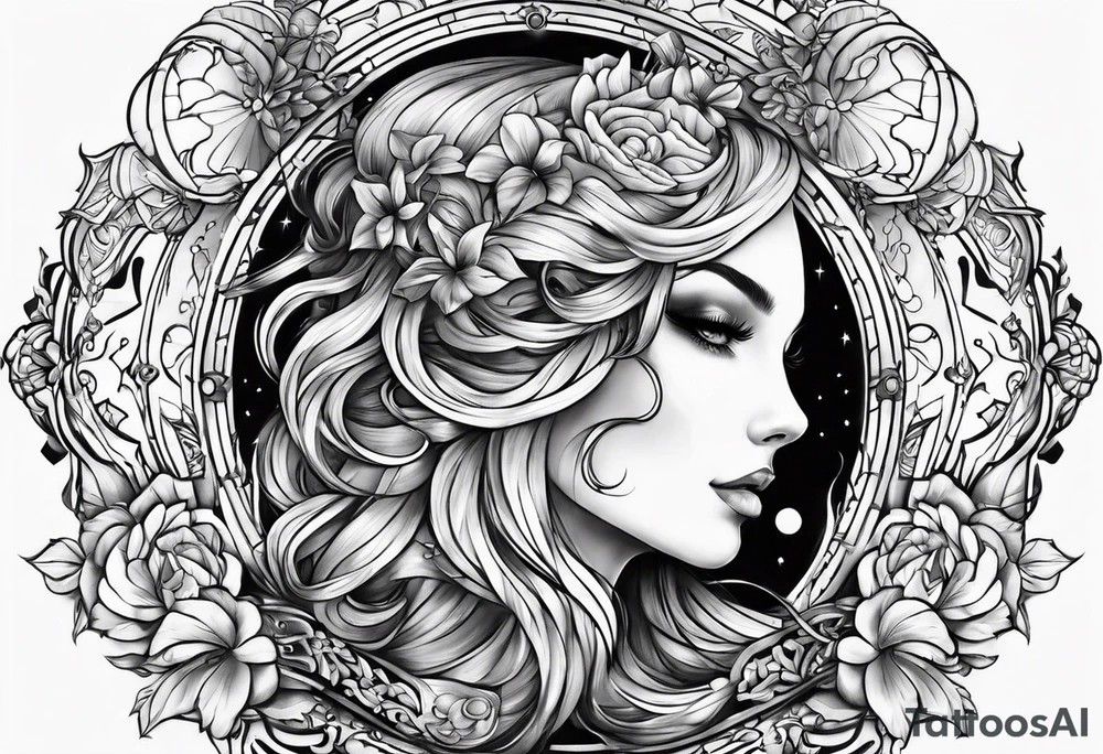 Gemini for half sleeve tattoo idea