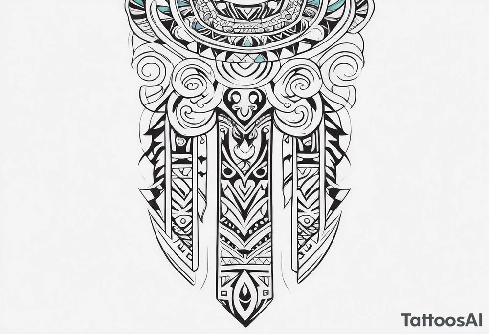 maori neck design tattoo tattoo idea