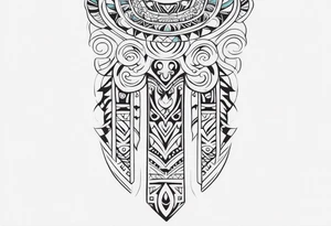 maori neck design tattoo tattoo idea